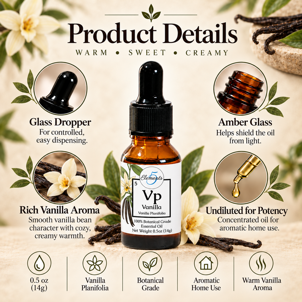 Vanilla | Essential Oil | Vanilla planifolia