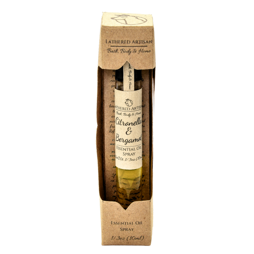 Perfume unisex con aceites esenciales de citronela y bergamota