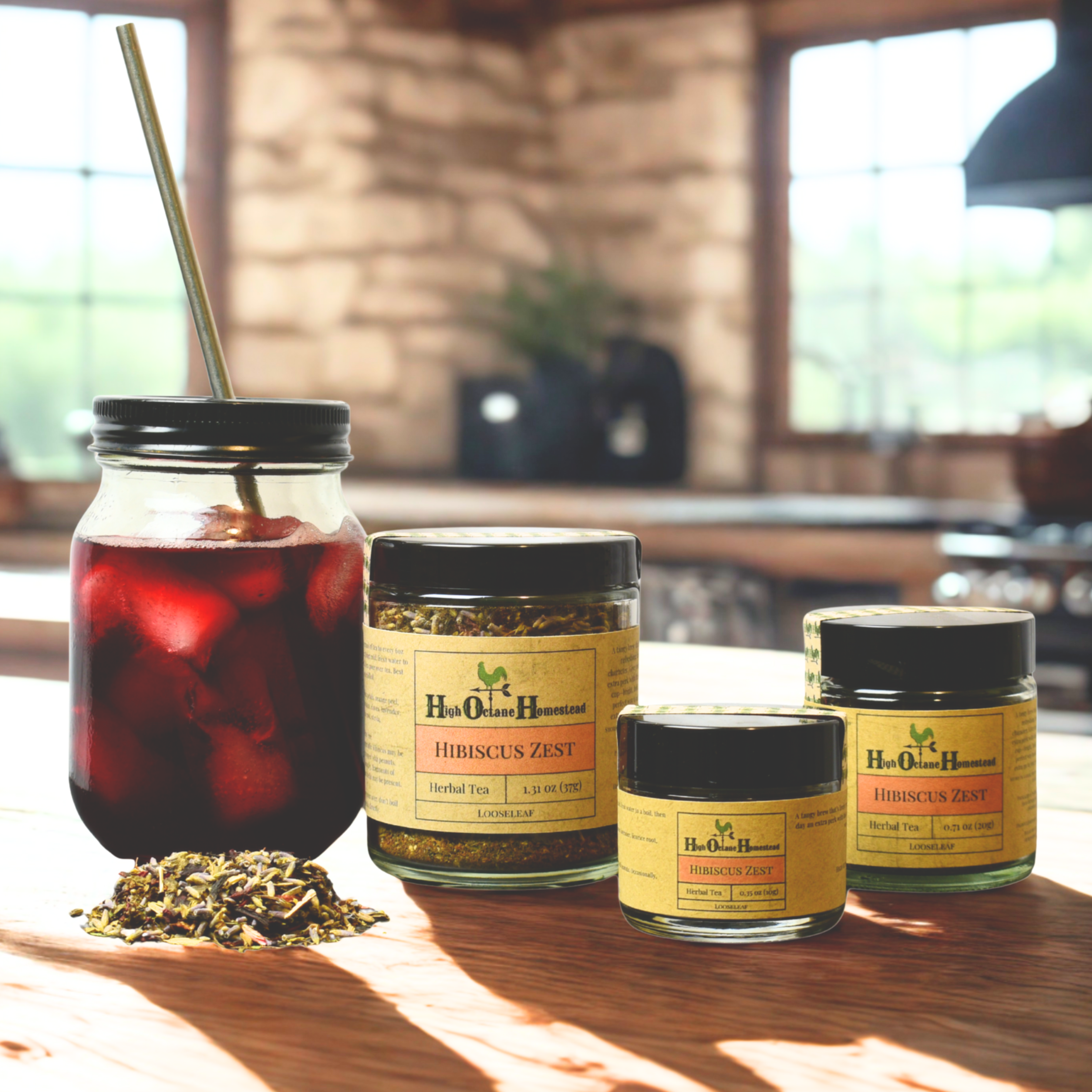 Hibiscus Zest | Herbal | Loose-leaf Tea – Lathered Artisan