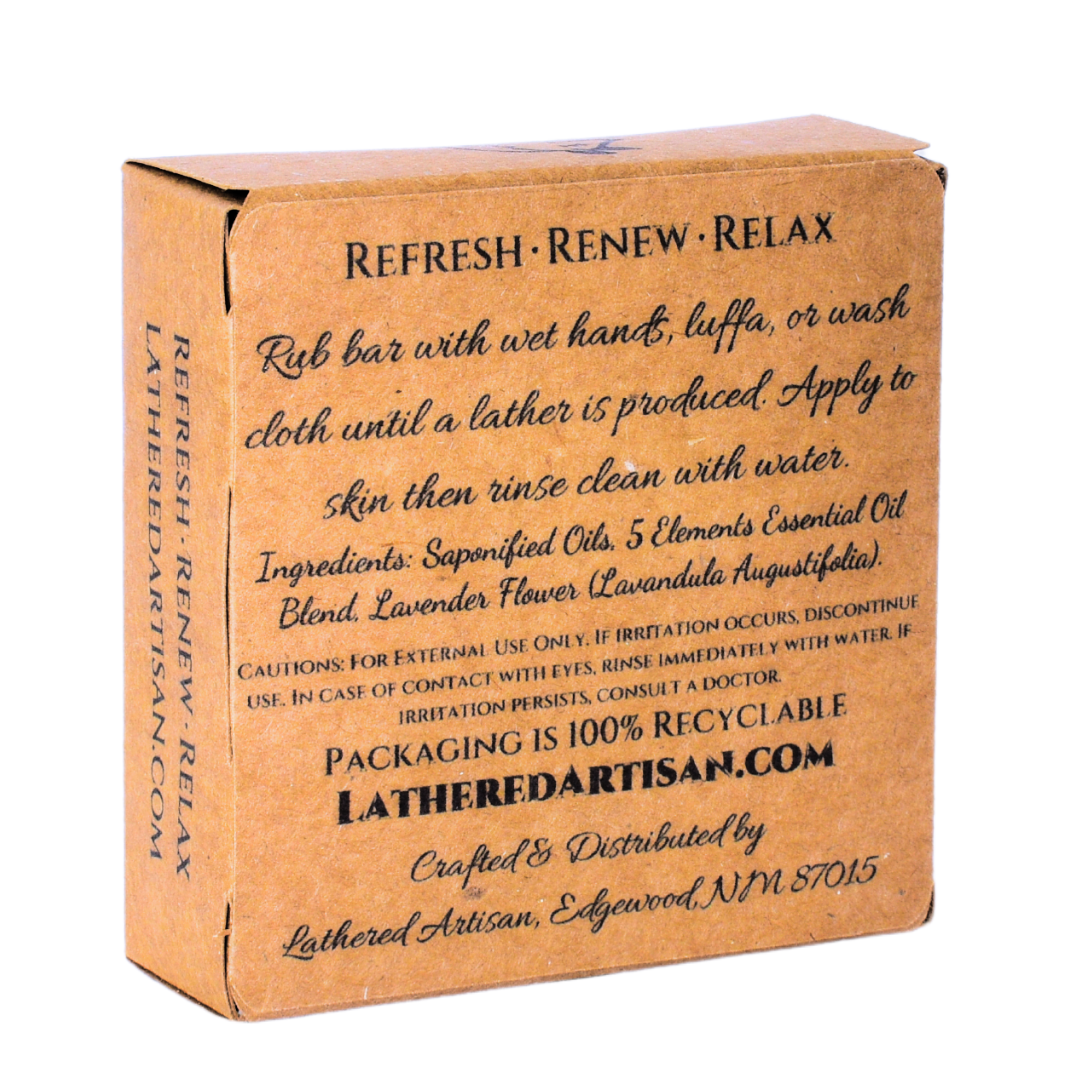 Savon à la lavande | Barre d'huiles essentielles