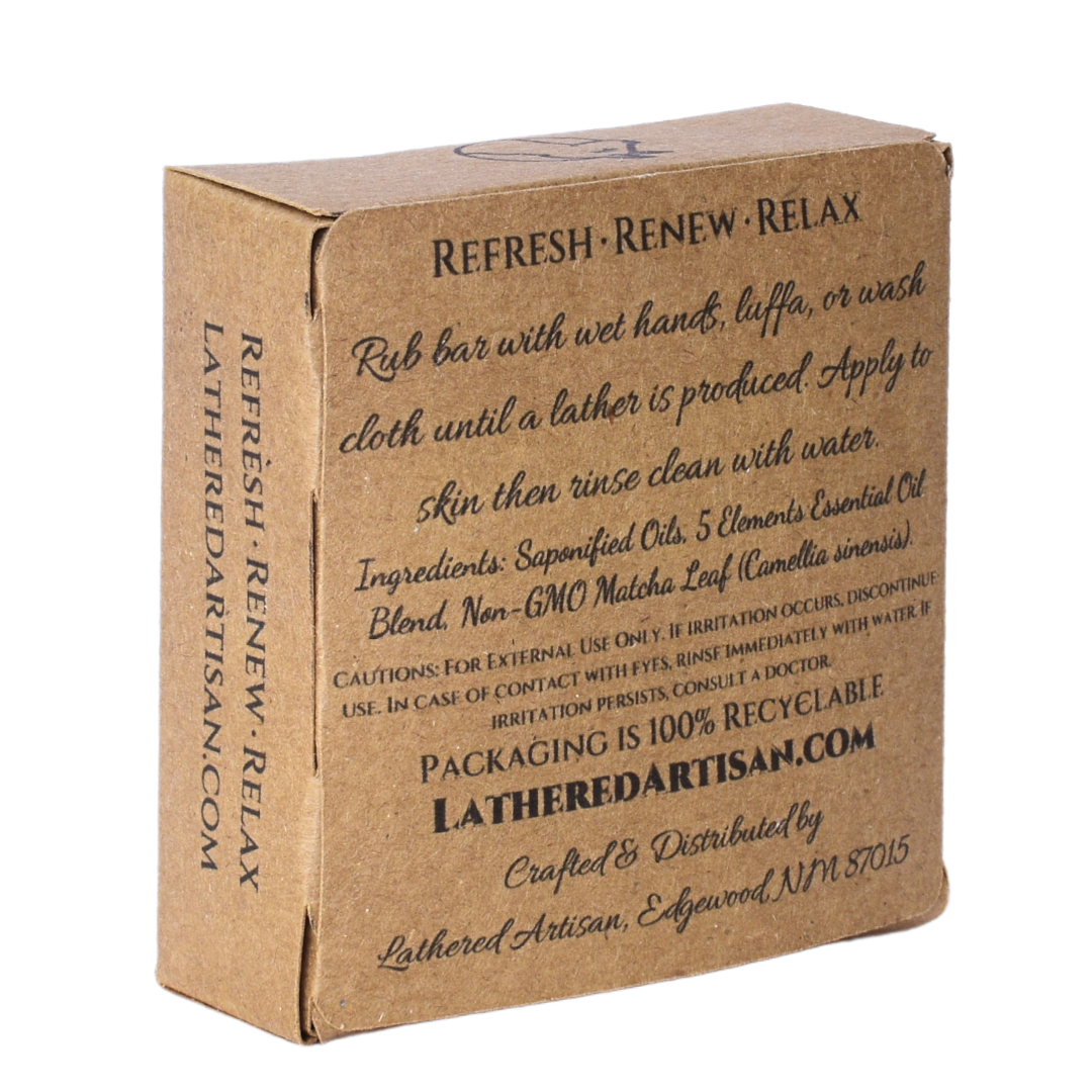 Barre de savon aux huiles essentielles citron vert