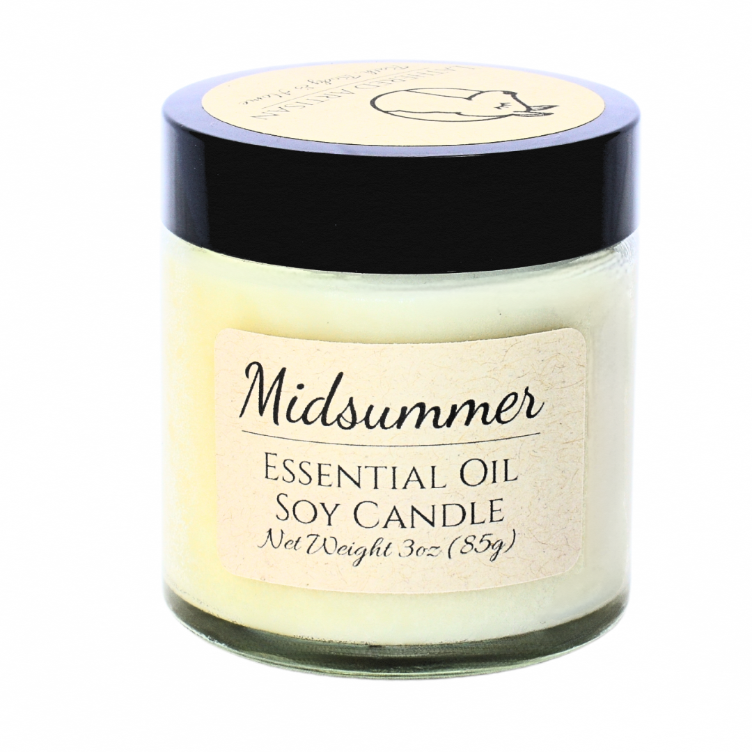 Vela de aceite esencial de solsticio de verano