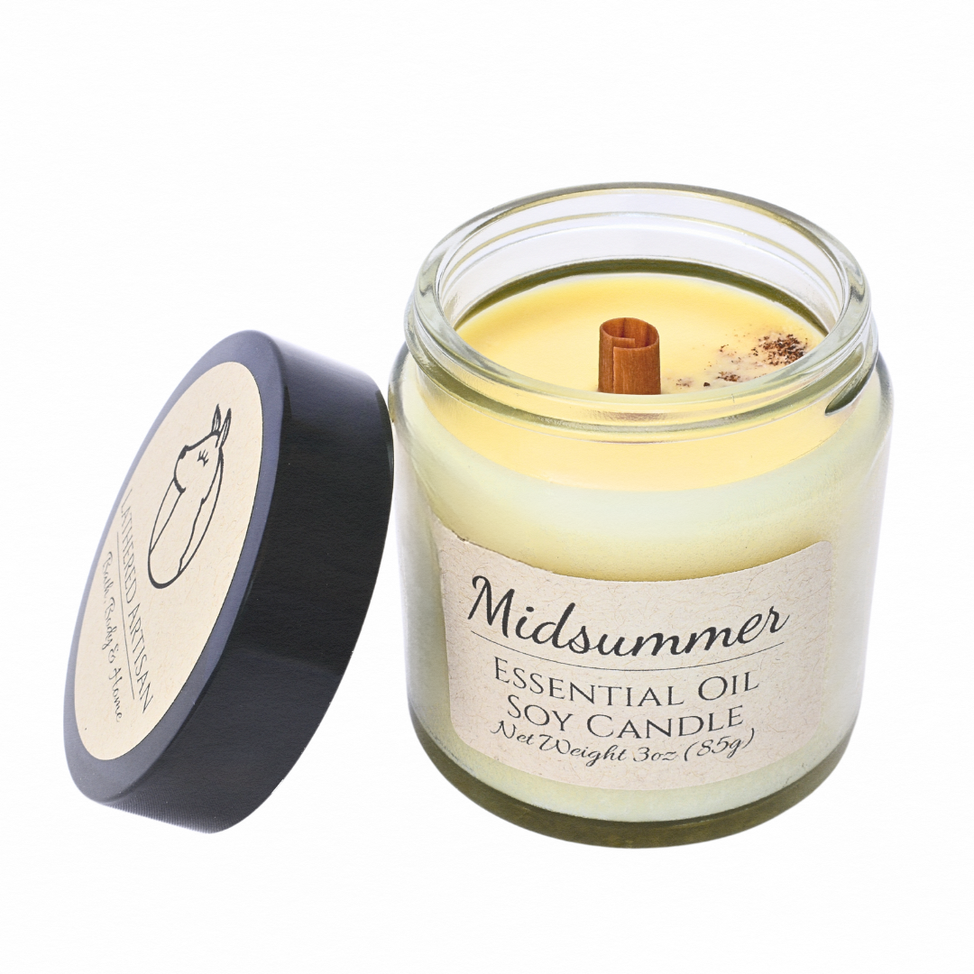 Vela de aceite esencial de solsticio de verano