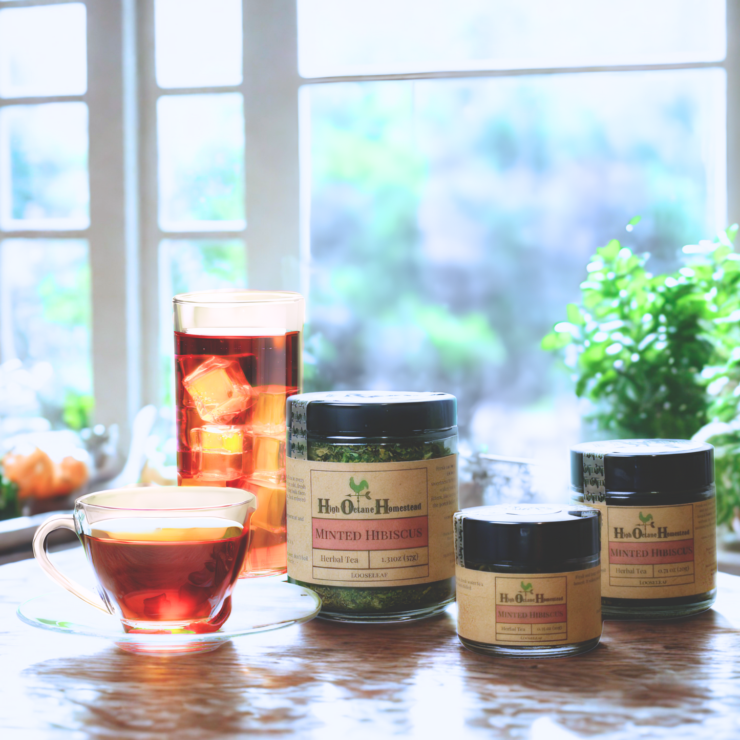 Minted Hibiscus | Herbal | Loose-leaf Tea