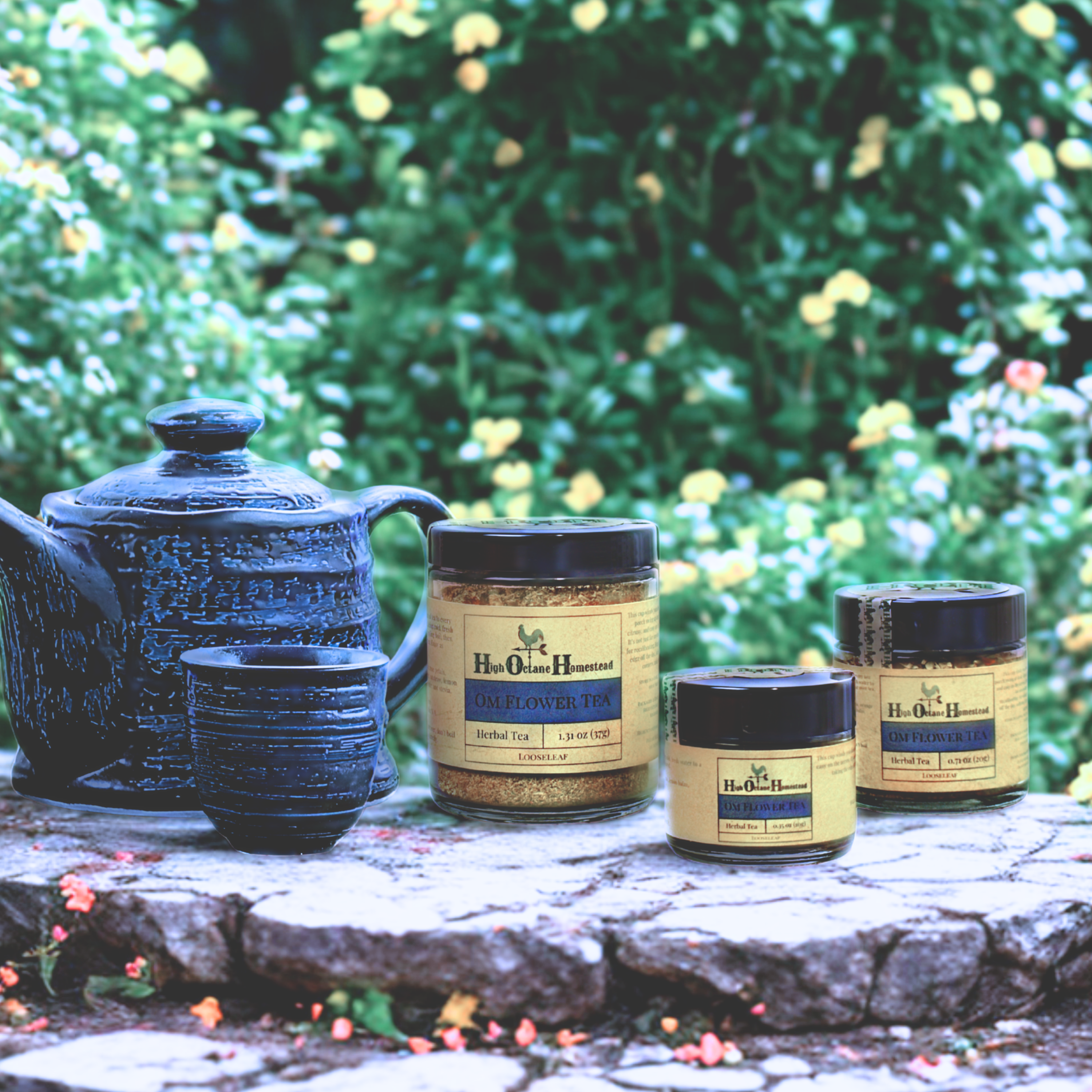 Om Flower Herbal Loose-Leaf Tea | High Octane Homestead – Lathered