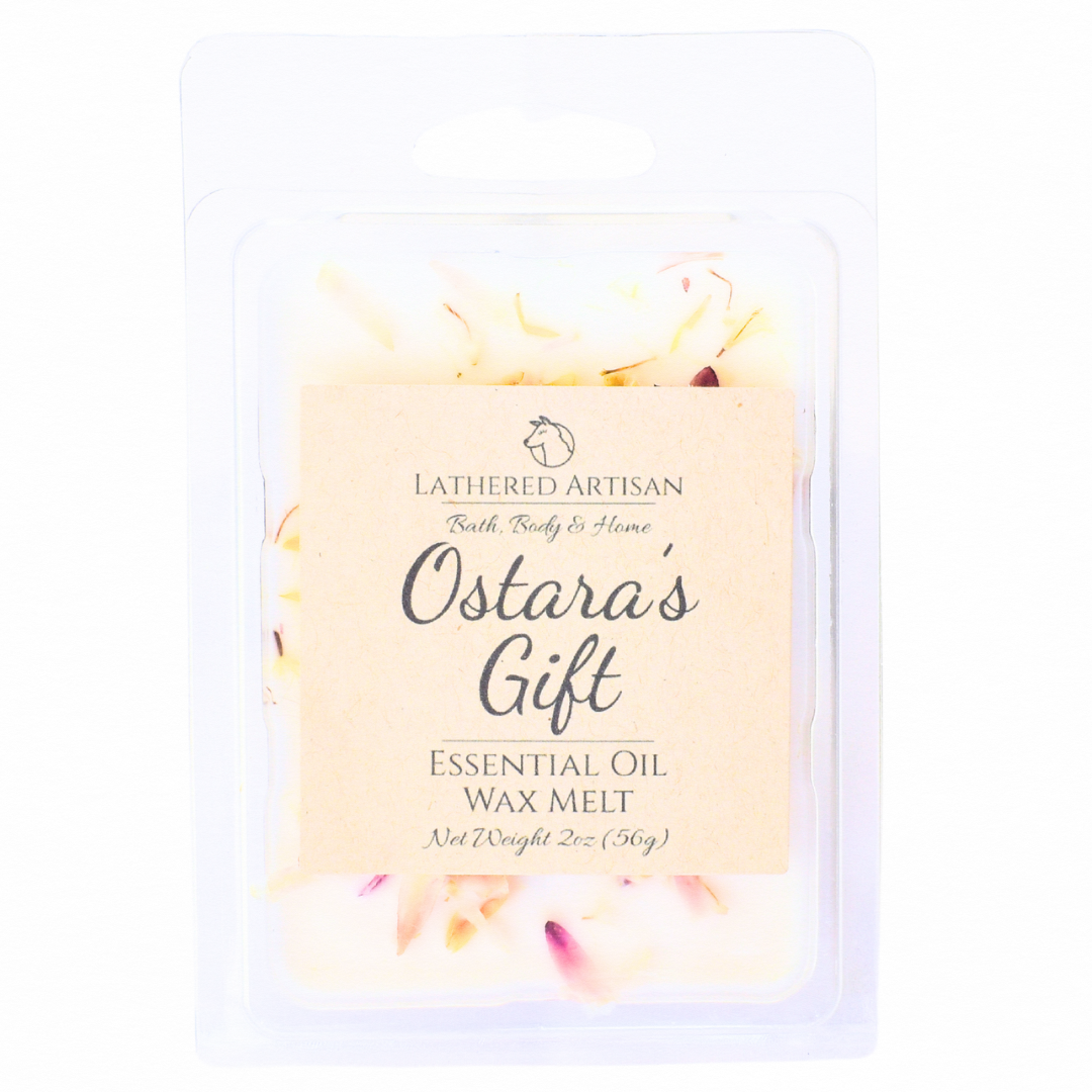 Ceras derretidas con aceites esenciales de regalo de Ostara