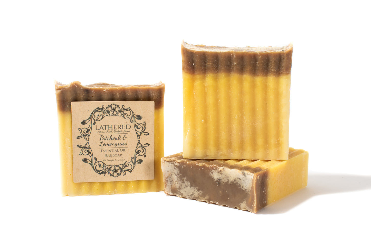 Patchouli & Lemongrass | Essential Oil | Bar Soap - Outdated Packaging / Aging Inventory