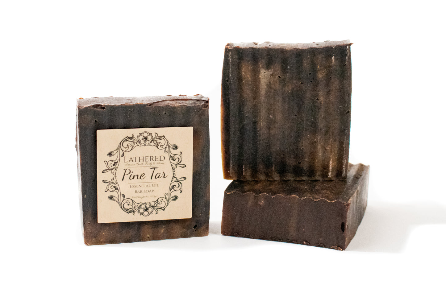 Pine Tar | Essential Oil | Bar Soap - Outdated Packaging / Heavy Grit