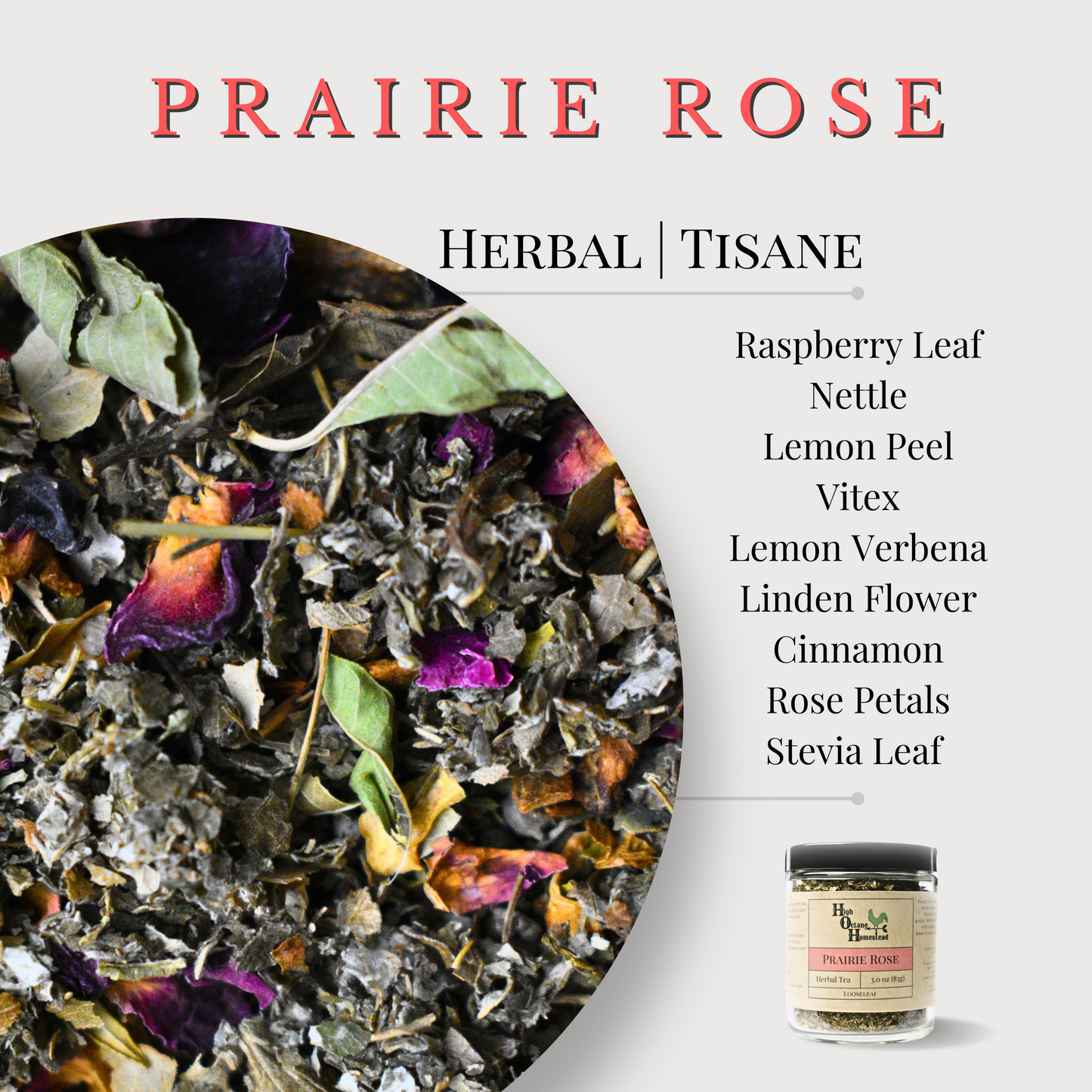 Prairie Rose | Herbal | Loose-leaf Tea