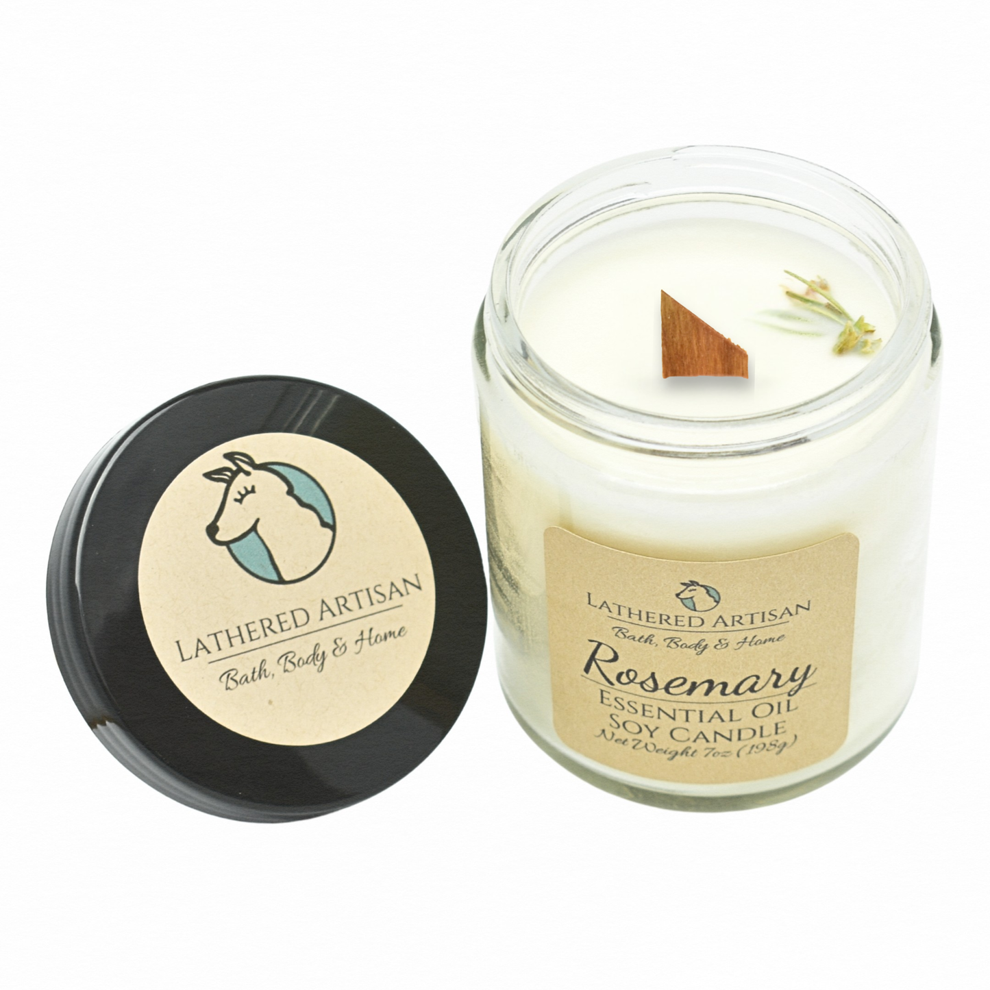 Rosemary | Essential Oil | 7oz Candle