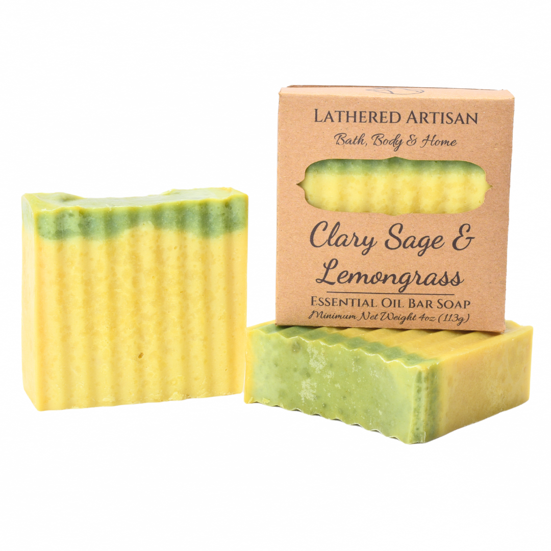 Clary Sage & Lemongrass | Essential Oil | Bar Soap