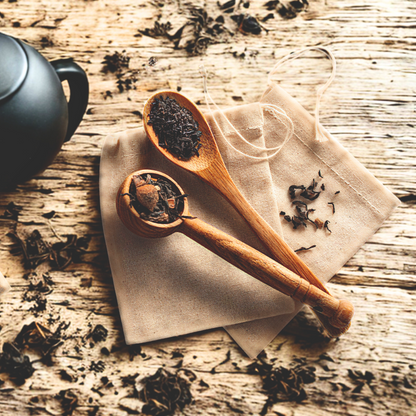 3" Tea & Herb Bag | Muslin Cotton | Set of 5