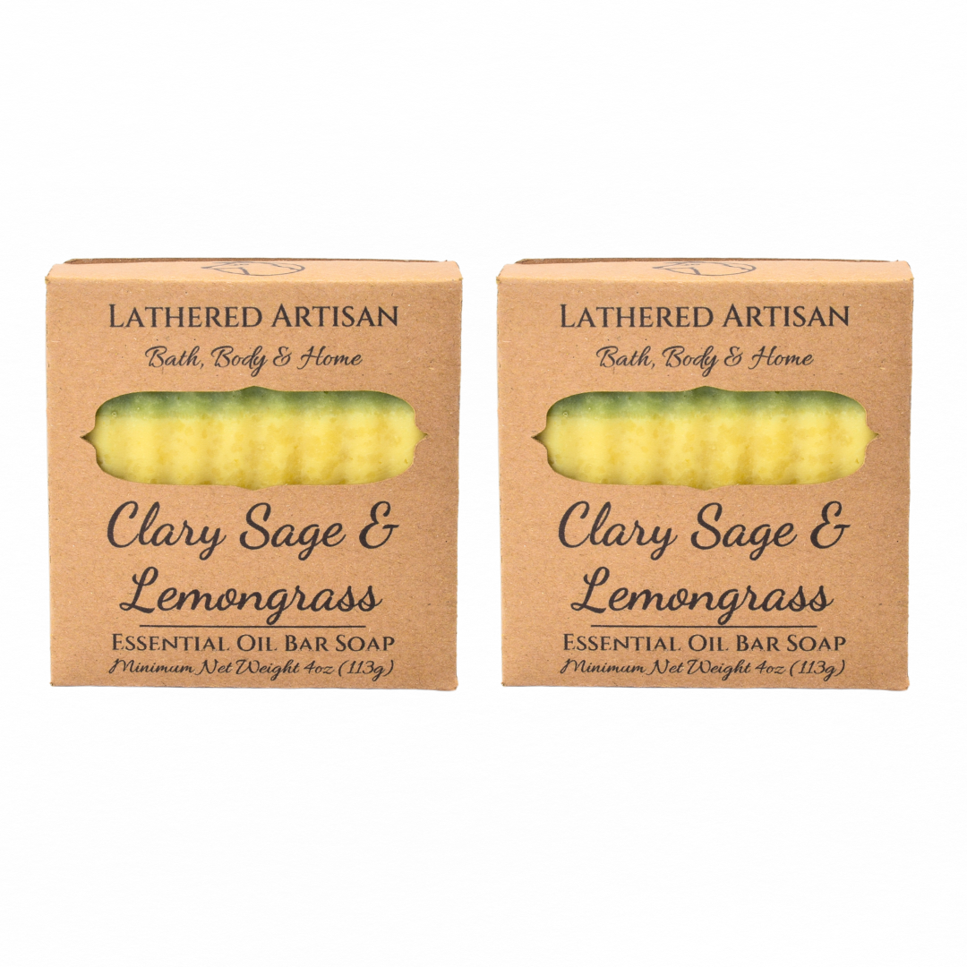 Clary Sage & Lemongrass | Essential Oil | Bar Soap