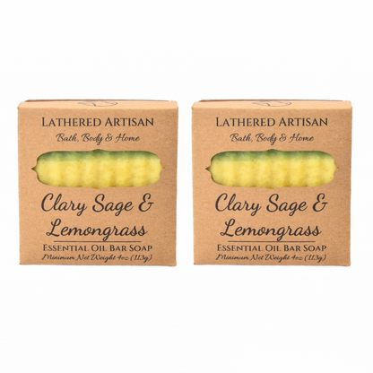 Clary Sage & Lemongrass | Essential Oil | Bar Soap