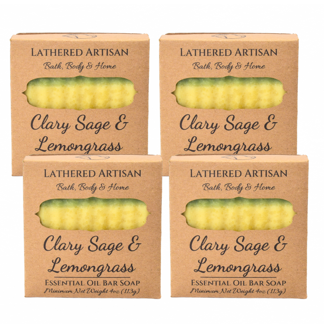 Clary Sage & Lemongrass | Essential Oil | Bar Soap