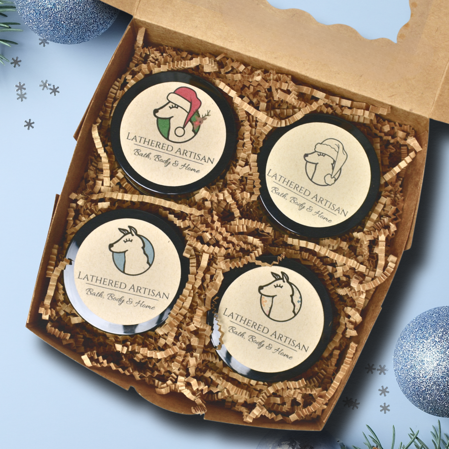 Trío de invierno | Velas de aceites esenciales | Juego de 3