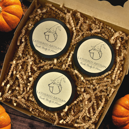 Trío de otoño | Velas con aceites esenciales | Juego de 3