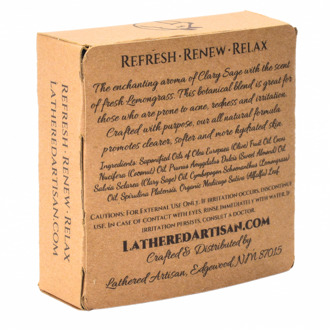 Clary Sage & Lemongrass | Essential Oil | Bar Soap