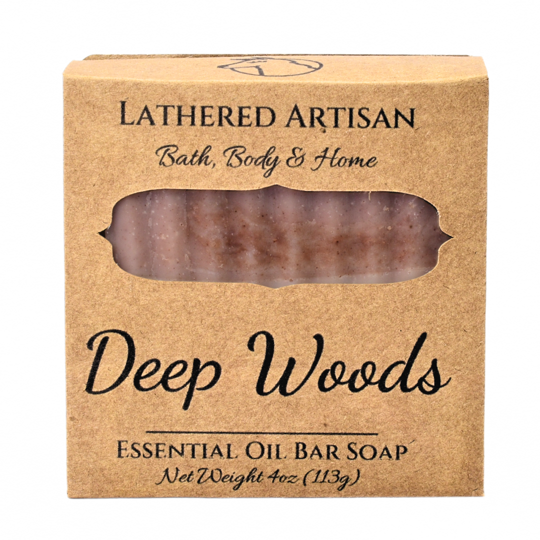 Deep Woods | Barre de savon aux huiles essentielles