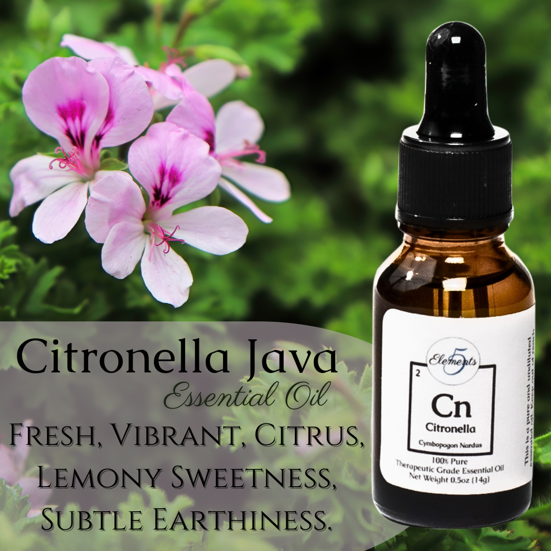 Huile essentielle de citronnelle de Java | Cymbopogon Nardus