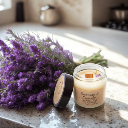 Rosemary & Lavender | Essential Oil | Candle