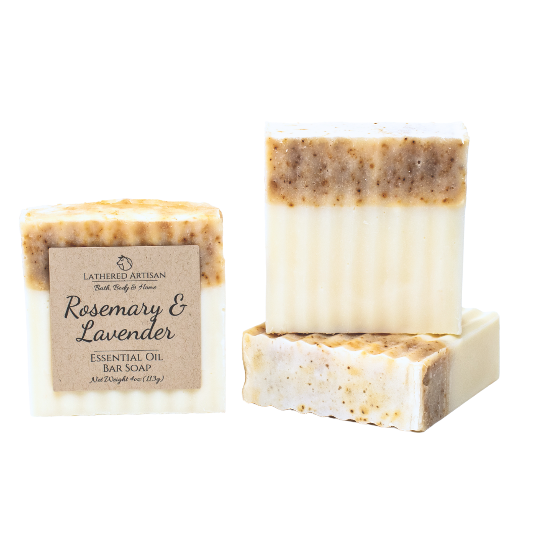 Rosemary & Lavender | Essential Oil | Bar Soap - Outdated Packaging/ Aging Inventory