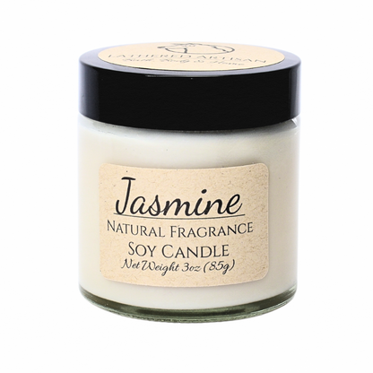 Jasmine | Natural Fragrance | 3 oz Jar Candle