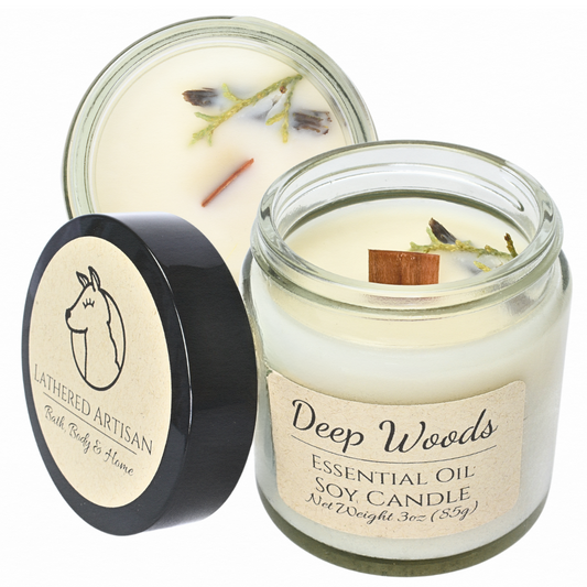 Deep Woods | Essential Oil | 3 oz Jar Candle
