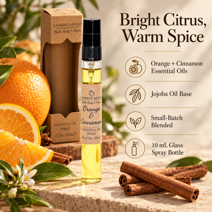 Orange & Cinnamon | Essential Oil | Oil Perfume Spray