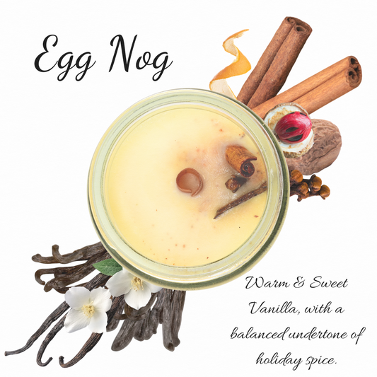 Bougie aux huiles essentielles | Lait de poule