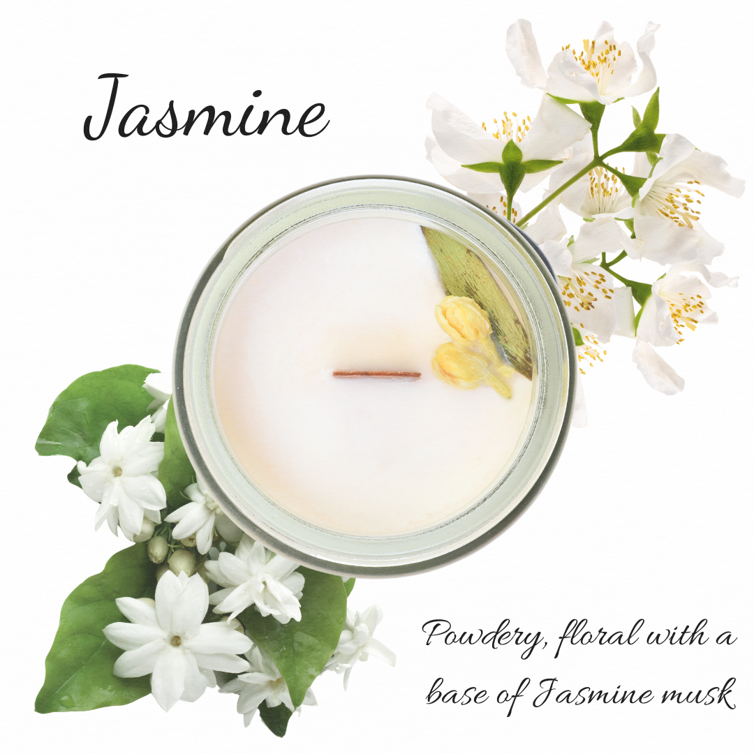 Jasmine | Natural Fragrance | 3 oz Jar Candle