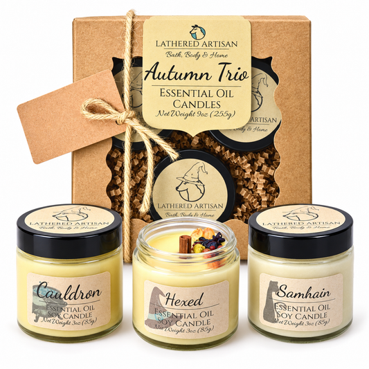 Autumn Trio Gift Set of 3 | Essential Oil | 3 oz Candles