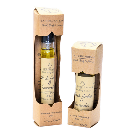 Black Amber & Lavender | Natural Fragrance | Oil Perfume