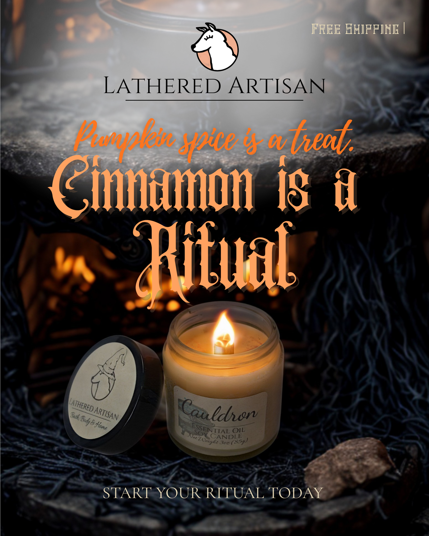 Caldero | Vela de aceite esencial