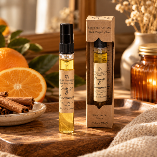 Orange & Cinnamon | Essential Oil | Oil Perfume Spray