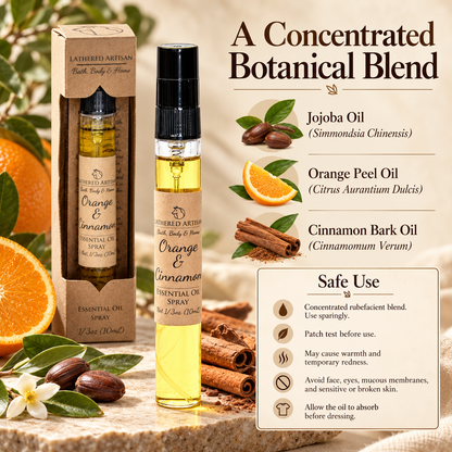 Orange & Cinnamon | Essential Oil | Oil Perfume Spray