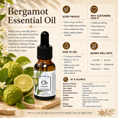 Bergamot | Essential Oil | Citrus bergamia