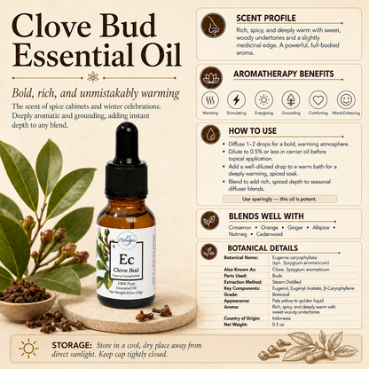 Clove Bud | Essential Oil | Eugenia caryophyllata
