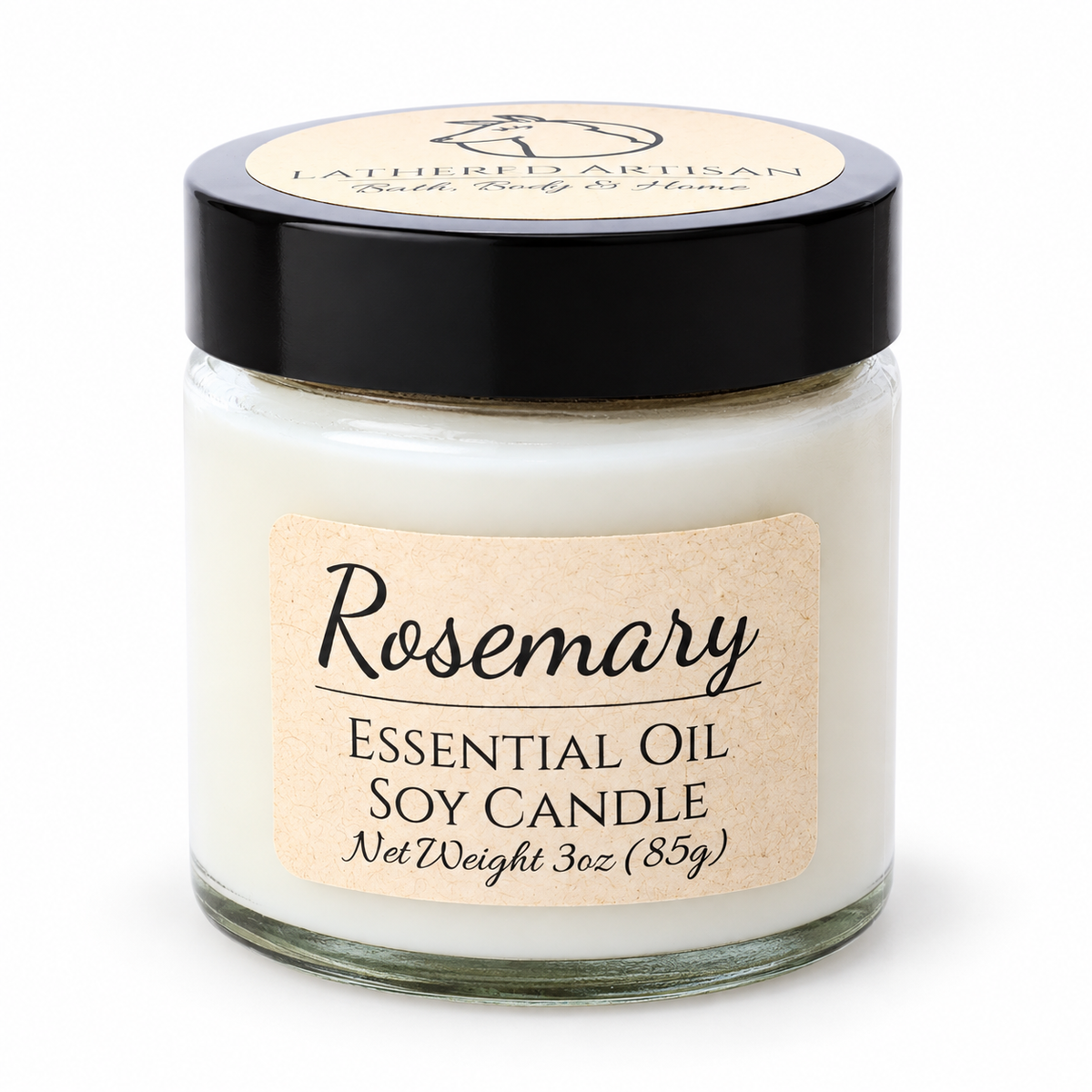 Rosemary | Essential Oil | 3 oz Jar Candle