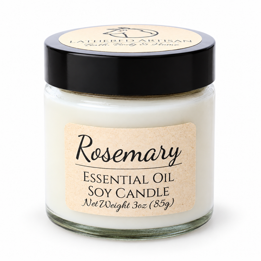 Rosemary | Essential Oil | 3 oz Jar Candle
