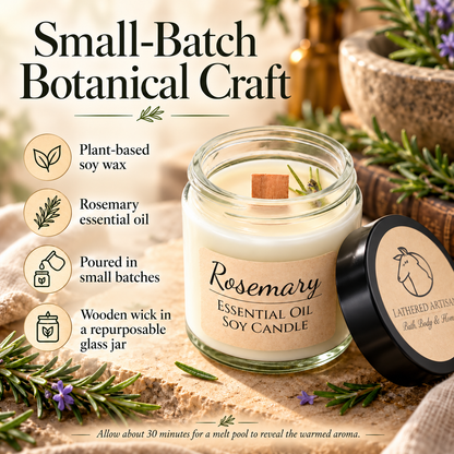 Rosemary | Essential Oil | 3 oz Jar Candle
