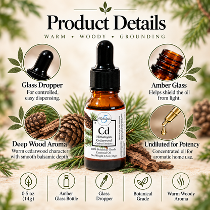 Madera de cedro del Himalaya | Aceite Esencial | Cedrus Deodora