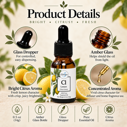 Lemon | Essential Oil | Citrus limon
