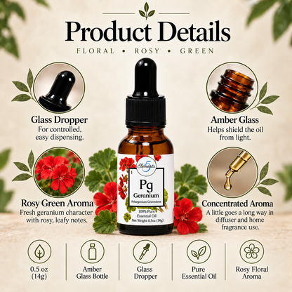 Geranium | Essential Oil | Pelargonium Graveolens