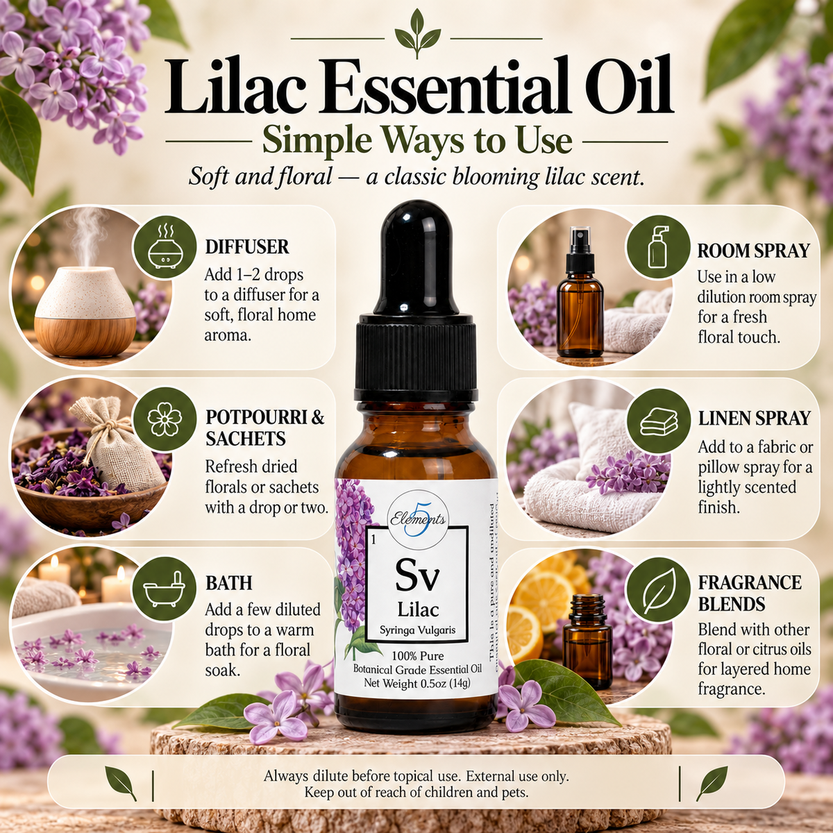 Lilac | Essential Oil | Syringa Vulgaris