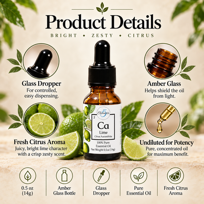 Aceite esencial de lima destilada | Citrus aurantifolia