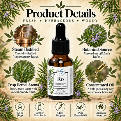 Romarin | Huile essentielle | Rosmarinus Officinalis
