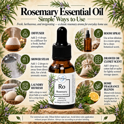 Romarin | Huile essentielle | Rosmarinus Officinalis