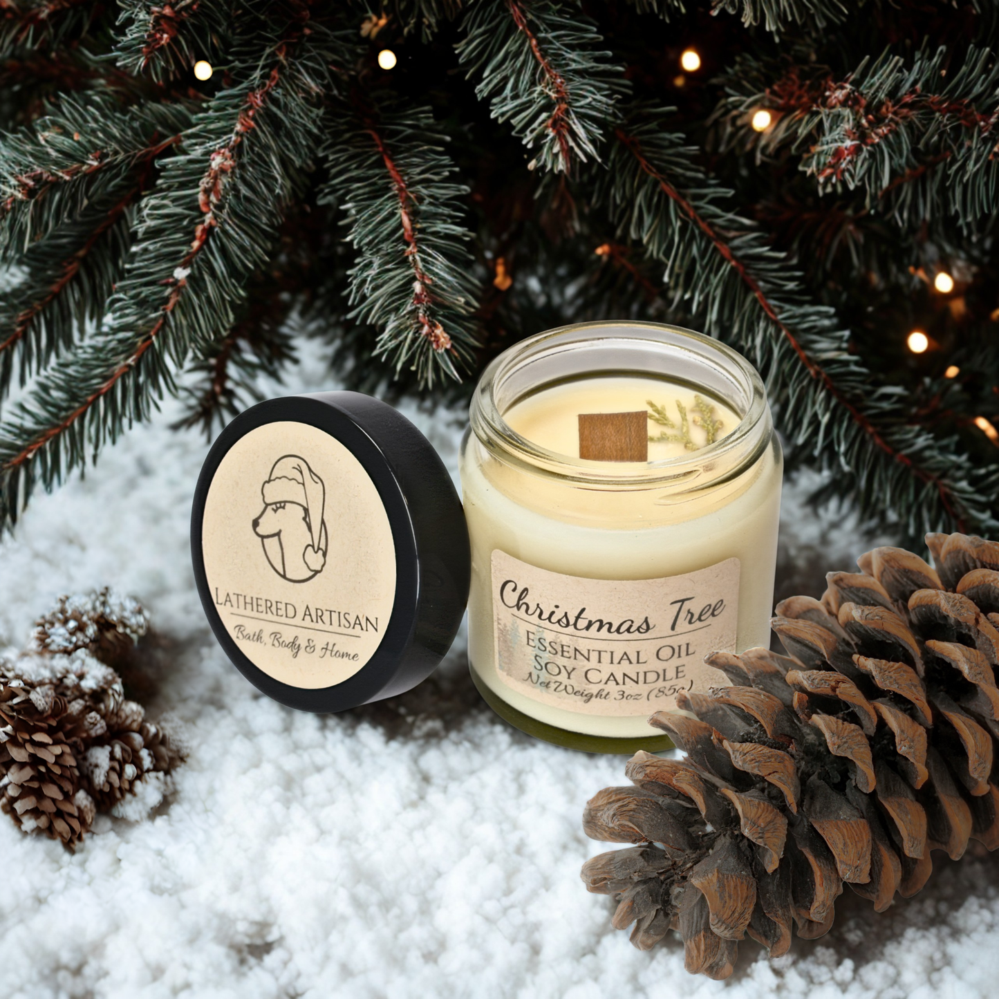 Árbol de Navidad | Vela de aceite esencial