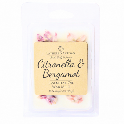Citronella & Bergamot | Essential Oil | Wax Melts